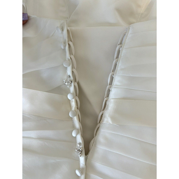 Ivory Wedding Gown Dress Swarovski Crystal Sash 8966 Size 4/6 Allure Bridals‎ - Picture 6 of 13